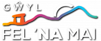 Logo Gŵyl Fel 'Na Mai